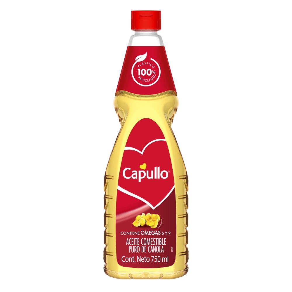 Aceite puro de canola Capullo 750 ml