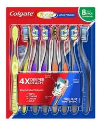 Cepillo De Dientes Colgate Total Whitening 8 Pack Suave
