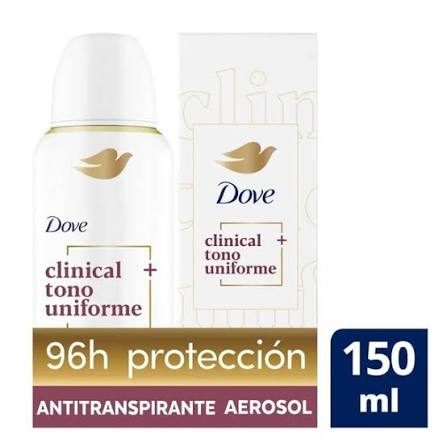Desodorante Antitranspirante Dove Clinical + Tono Uniforme Aerosol