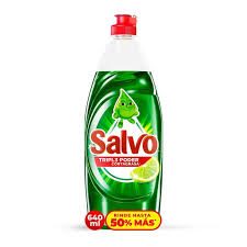 Jabón Líquido para Trastes Salvo Limón Remueve Grasa, Rinde hasta 50% Más*, 1.2L