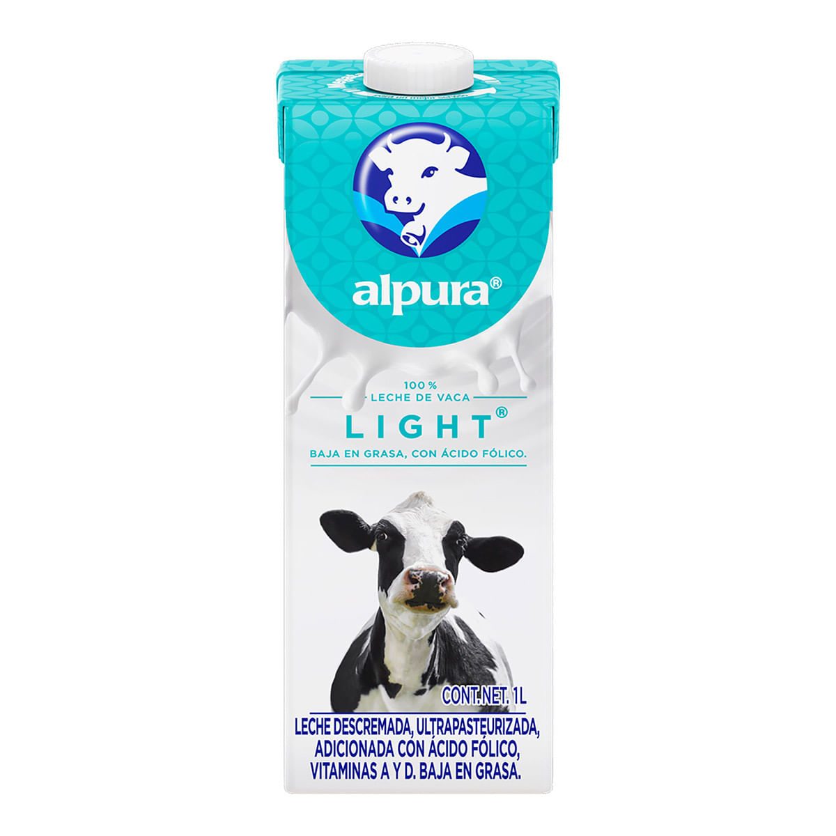 Leche Light Alpura Ultrapasteurizada 1L