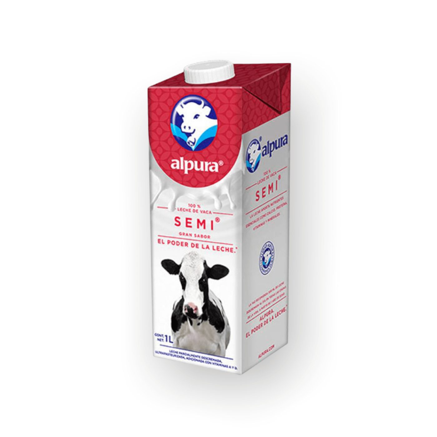 Leche Semidescremada Alpura Ultrapasteurizada 1L