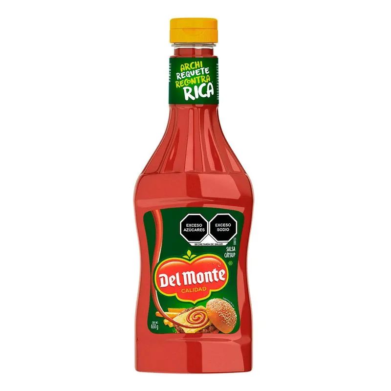 Salsa de tomate catsup Del Monte 650 g