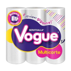 Servitoalla Vogue multicorte 3 rollos con 100 hojas