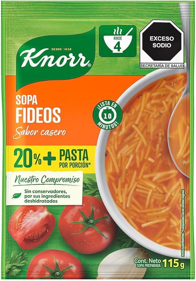 Sopa de fideo Knorr 115 g