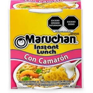Sopa instantánea Maruchan Instant Lunch con camarón limón y habanero 64 g
