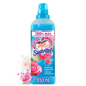 Suavizante acondicionador de telas Suavitel cuidado superior fresca primavera 850 ml