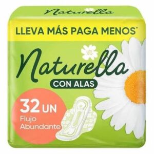 Toallas Femeninas Naturella Con Alas 32 pzas