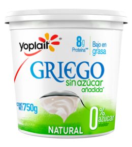 Yoghurt Yoplait Griego natural sin azúcar añadida 750 g